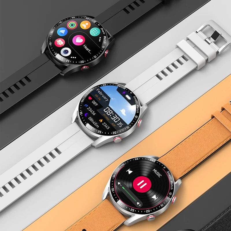Smartwatch para hombres y mujeres, pantalla HD, Bluetooth, llamadas, GPS, monitor de ritmo cardíaco, resistente al agua IP68, nueva, 2024