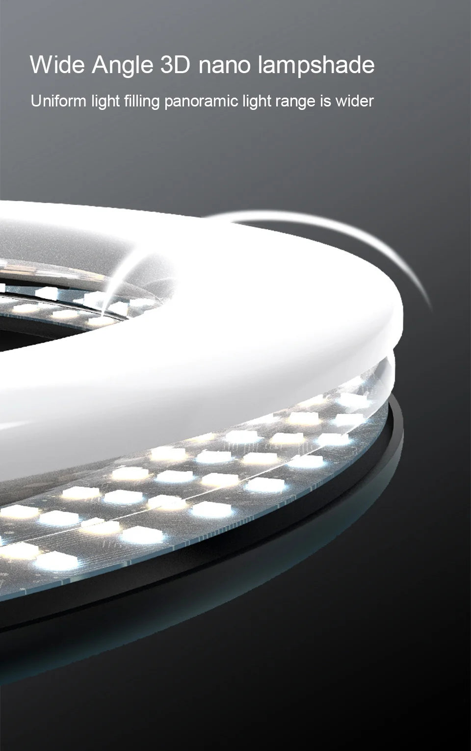Anneau Lumineux LED Selfie 26cm avec Trépied — Éclairage Photo & Vidéo YouTube