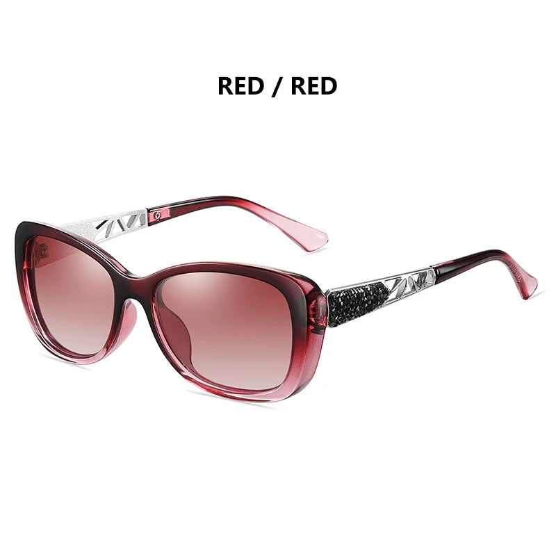 LM 2024 gafas de sol de mujer con lentes degradadas polarizadas, diseño de lujo para damas, elegantes, UV400, gafas de moda, Lunette De Soleil Femme