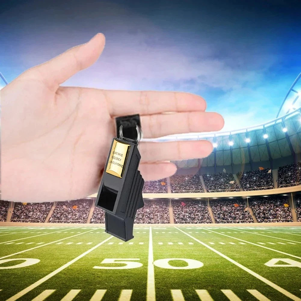 Sifflet Arbitre Professionnel ABS Sans Graine — Son Puissant, Football, Basket, Volley & Entraînement
