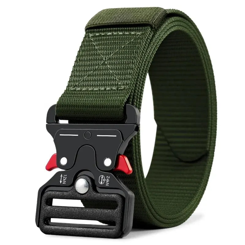 Cinturón multifuncional para hombre, lona de alta calidad para nailon, cinturón de lujo para hombre, jeans deportivos para mujer