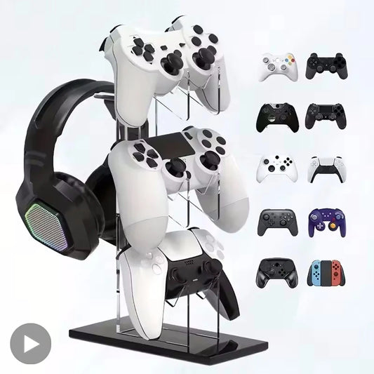 Controller Game Accessories for PlayStation 5 4 3 2 PS5 PS4 PS3 DualSense DualShock Switch Pro Xbox Controller Holder Game Stand