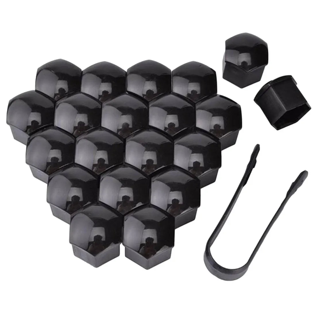 20pcs Car Wheel Nut Caps, Anti-rust Car Hub Screw Protective Covers, Car Tire Screw Caps, Nut Bolt Covers, Automotive Exterior 17/19/21mm
