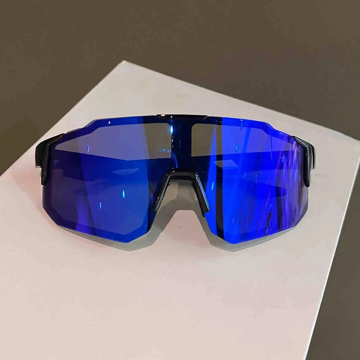 Nuevas gafas de sol de ciclismo de gran montura UV400, protección UV, deportes al aire libre, a prueba de viento, antirayos ultravioleta, para senderismo y escalada
