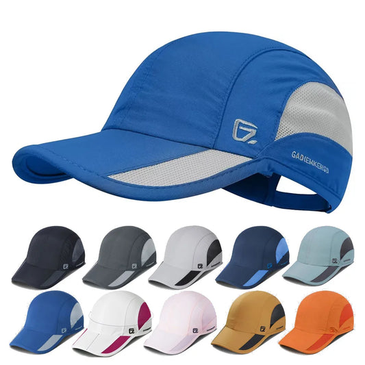 Casquette de sport unisexe à séchage rapide — réglable, légère, UPF 50+, course, randonnee, golf
