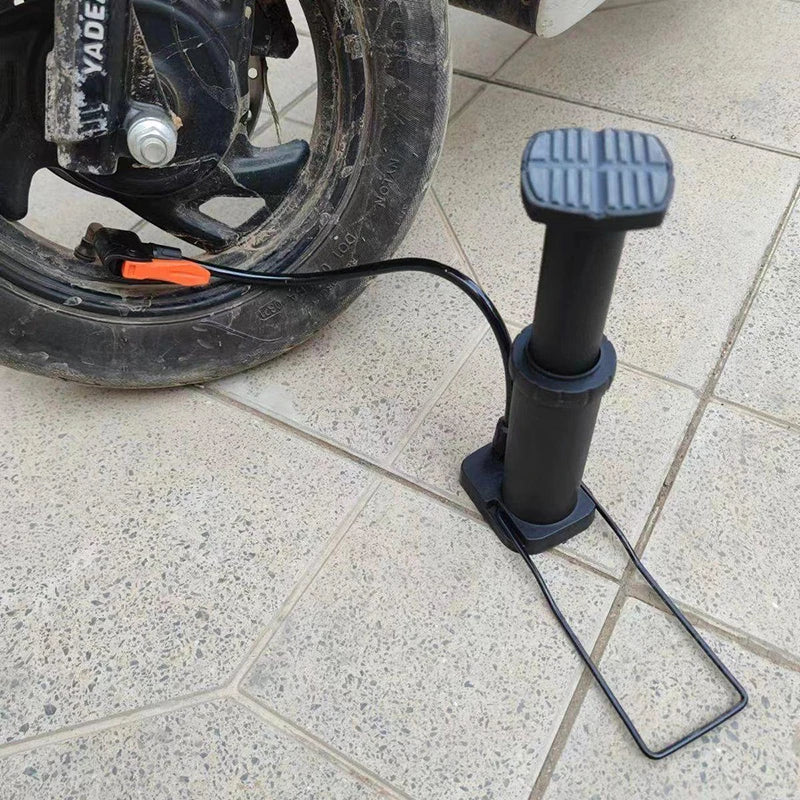 Bomba de pie para moto, bicicleta, coche, flotador, balón, compacta, ahorradora de trabajo, inflado, bomba multifunción doméstica