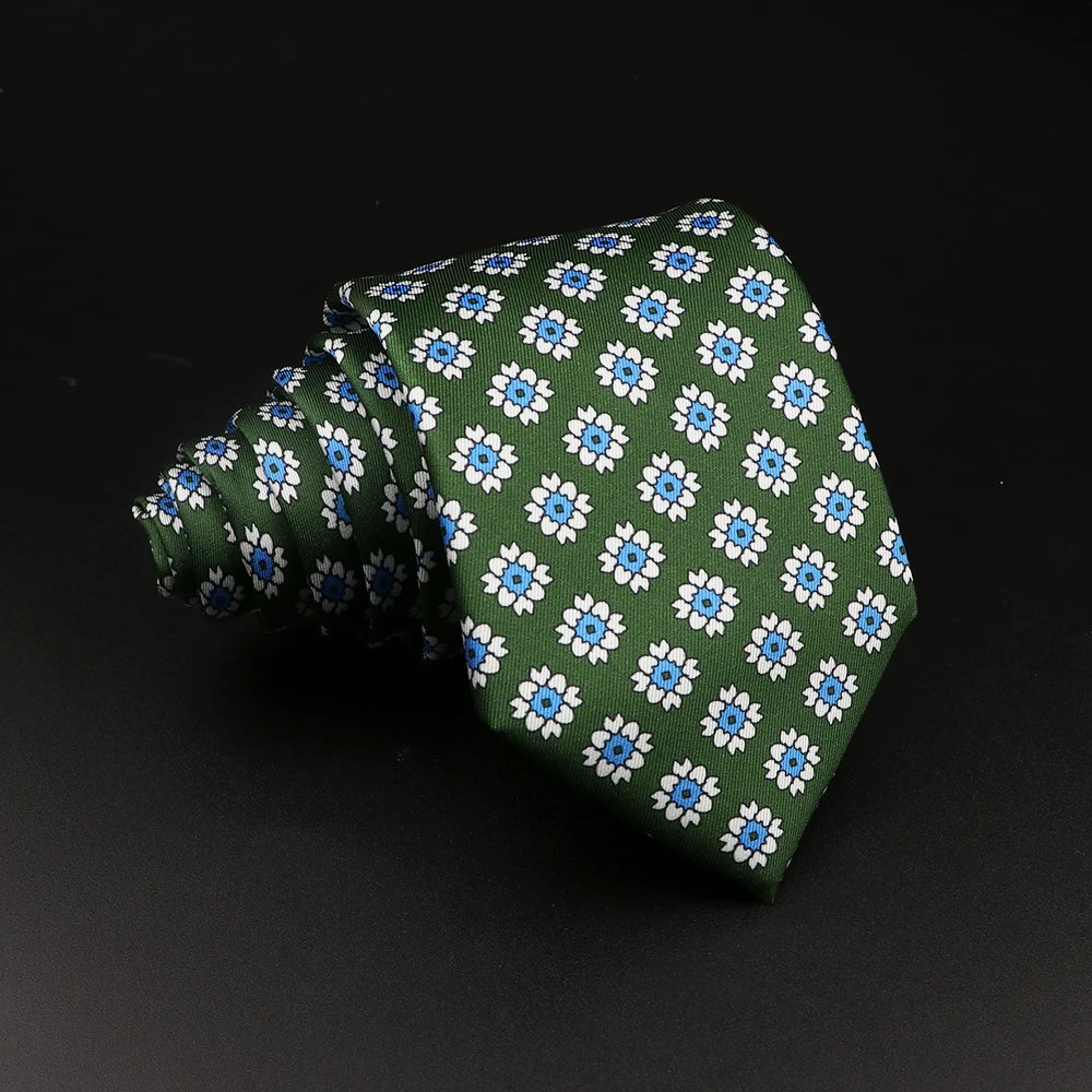 51 Styles Men's Silk Ties Jacquard Striped Plaid Floral Tie Accessories Daily Wear Shirt Suit Necktie Wedding Party Gift