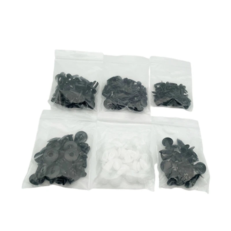 Kit de sujeción para panel de guarnecido de puerta de parachoques de coche, clip de sujeción automático mixto, empujador de carrocería, retenedor, pasador, remache, clips de coche, embalaje en caja o bolsa