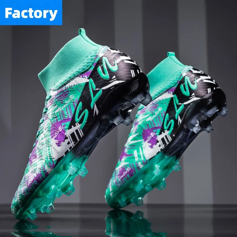 Chaussures de Football Homme Crampons AG Professionnels — Ultralégers & Imperméables