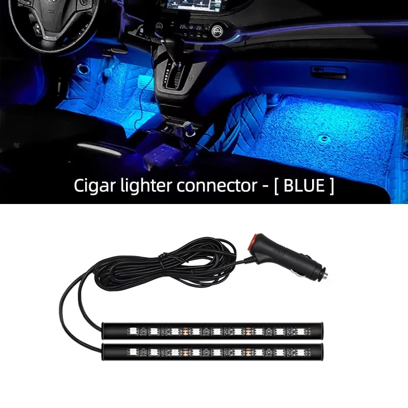 Bande lumineuse LED pour intérieur de voiture, Kit de rétro-éclairage 5V USB, lampe néon d'ambiance décorative pour voiture, accessoires de véhicule, nouveau