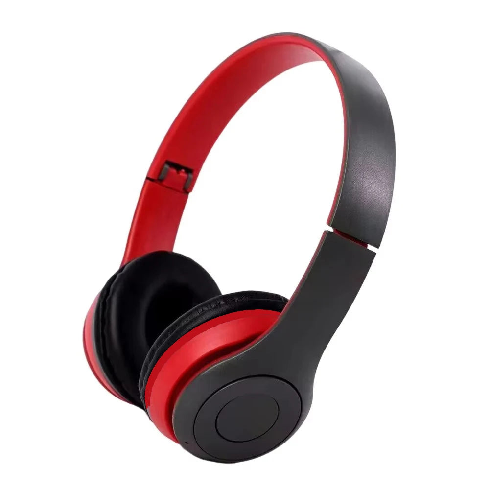 Auriculares inalámbricos P47 Bluetooth 5.0, cascos plegables, estéreo de alta fidelidad con bajos para música, juegos, para niños y niñas, para smartphone