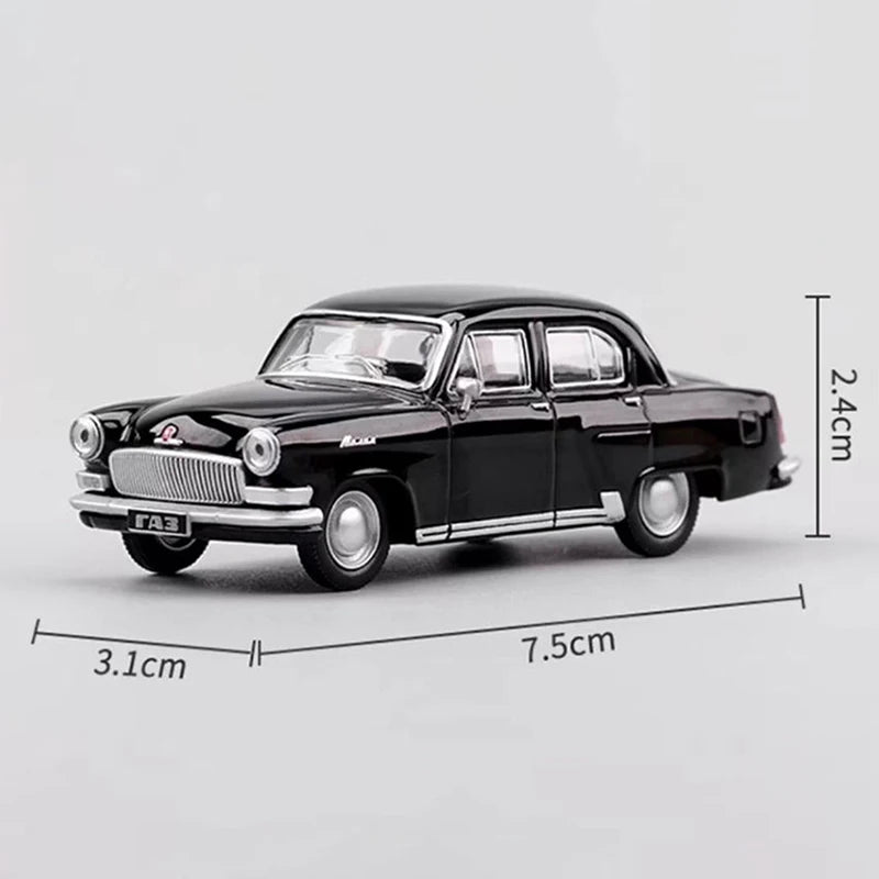 Perka - Coche de aleación M21 GAZ-21 Volga a escala 1:64, adorno, exhibición de recuerdo, colección, regalo de ocio