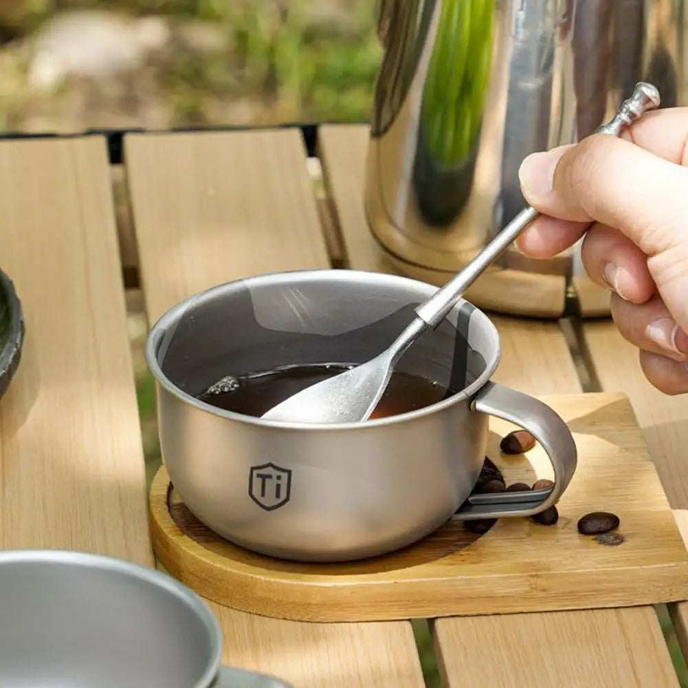 MINI Tasse à eau de camping, tasse à thé et à café portable, équipement de cuisine d'extérieur, tasses de montagne 80/220ml