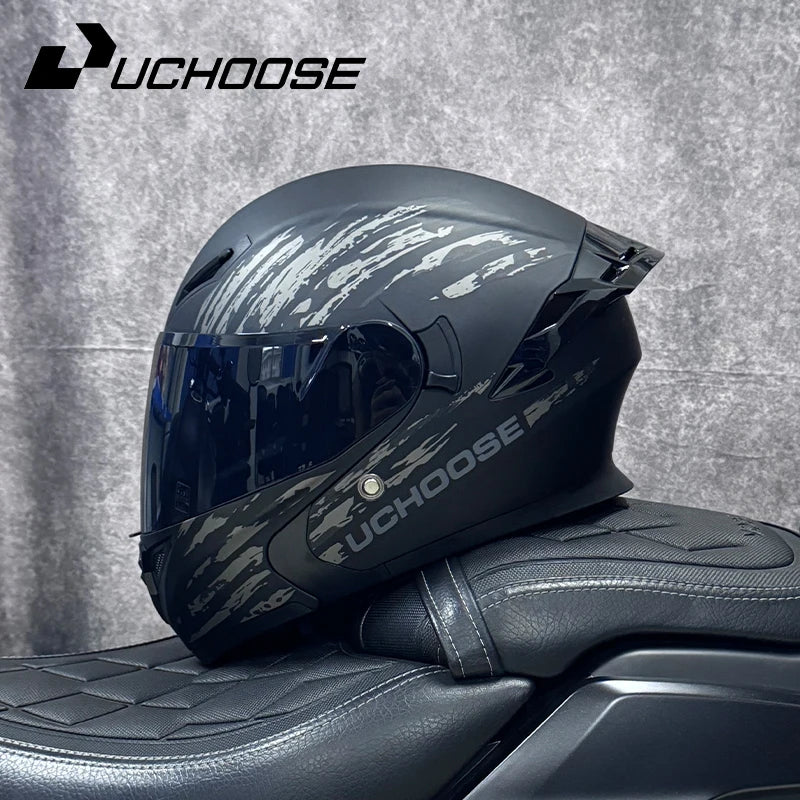 Casque moto quatre saisons Motocross modulaire rabattable — hommes, femmes, tout-terrain