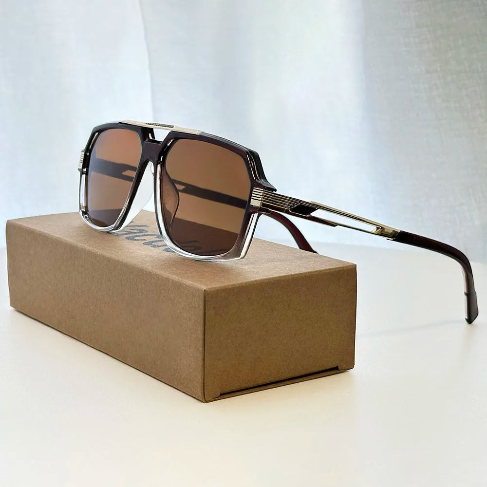 2026 Gafas de Sol de Lujo para Mujer Vintage Gafas de Sol Cuadradas para Hombre Envío Directo Gafas de Moda Gafas de Sol Hombre Gafas de Sol Mujer