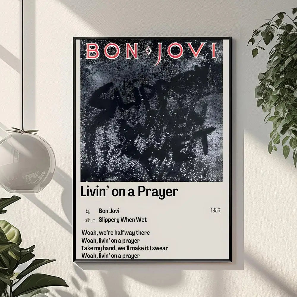 B-Bon J-JoviS regalos de vacaciones decoración diseñada para el hogar Restaurante oficina espacio arte de pared
