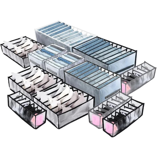 Caja de almacenamiento organizador de jeans, organizador de armario, sistema de organización de ropa, organizadores de cajones, armario de almacenamiento de pantalones