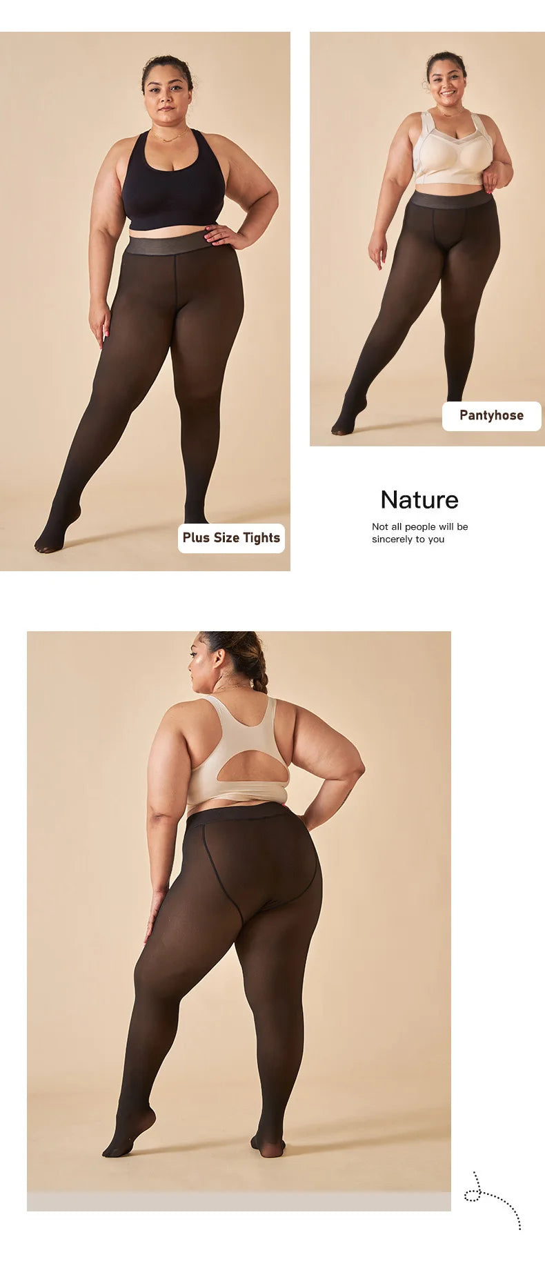 Collants thermiques épais pour femmes, collants translucides, bas thermiques, taille haute, élastique, mince, sexy, velours, sourire, leggings, hiver