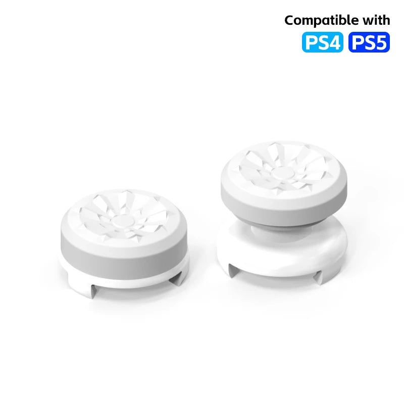 Capuchones de extensión de agarre para mando de juego PS4, 2 piezas, empuñaduras de palanca de pulgar, cubiertas de altura alta/baja para PS4 5, Xbox