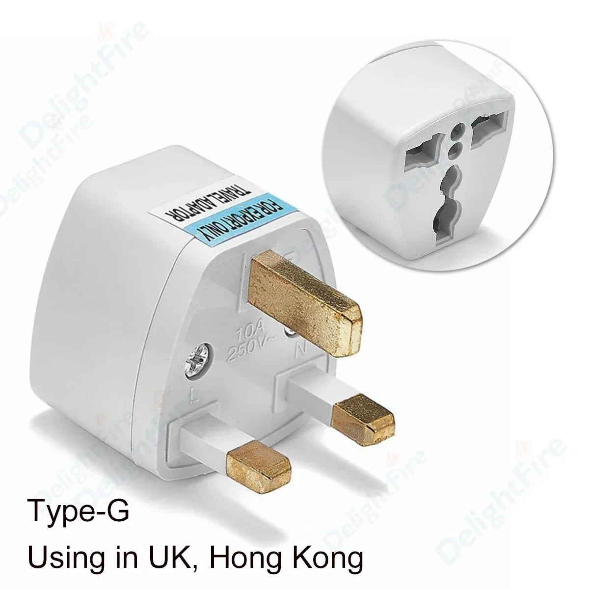 Universal Multi-function KR AU UK US to EU Power Plug Adapter Type E/F France Spain Travel AC Adapter Socket