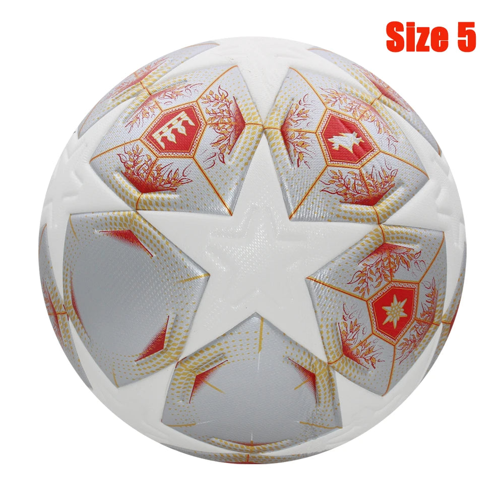 Ballon de Football PU Sans Couture Professionnel — Taille 4 ou 5, Match & Entraînement