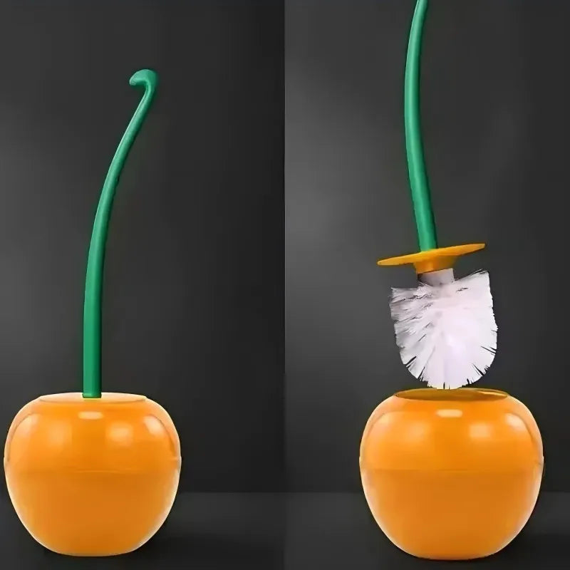 Juego de escobillero rojo, creativo y encantador, sin forma, accesorios de baño, 1 pieza