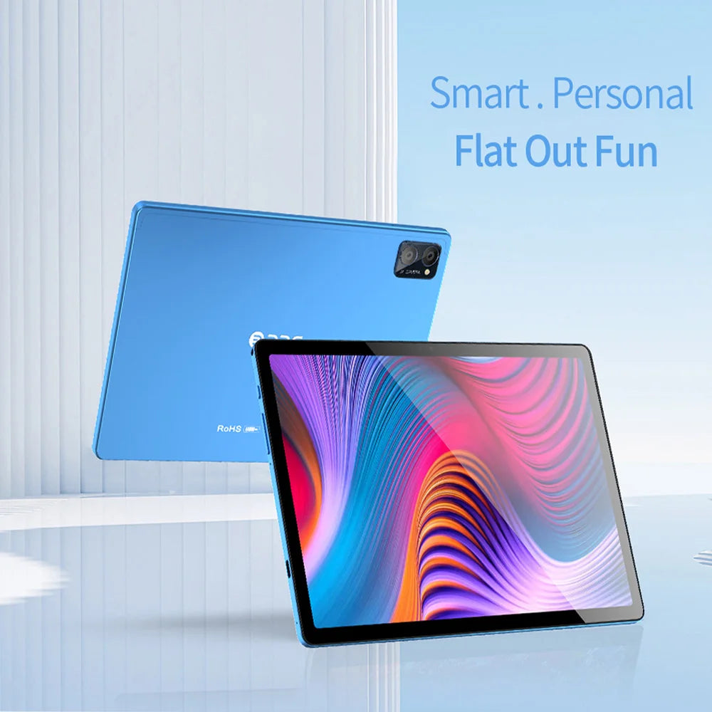 Tablette 4G 10,1 pouces Android Octa Core — 8 Go RAM, 256 Go, WiFi 5G, double SIM, écran HD