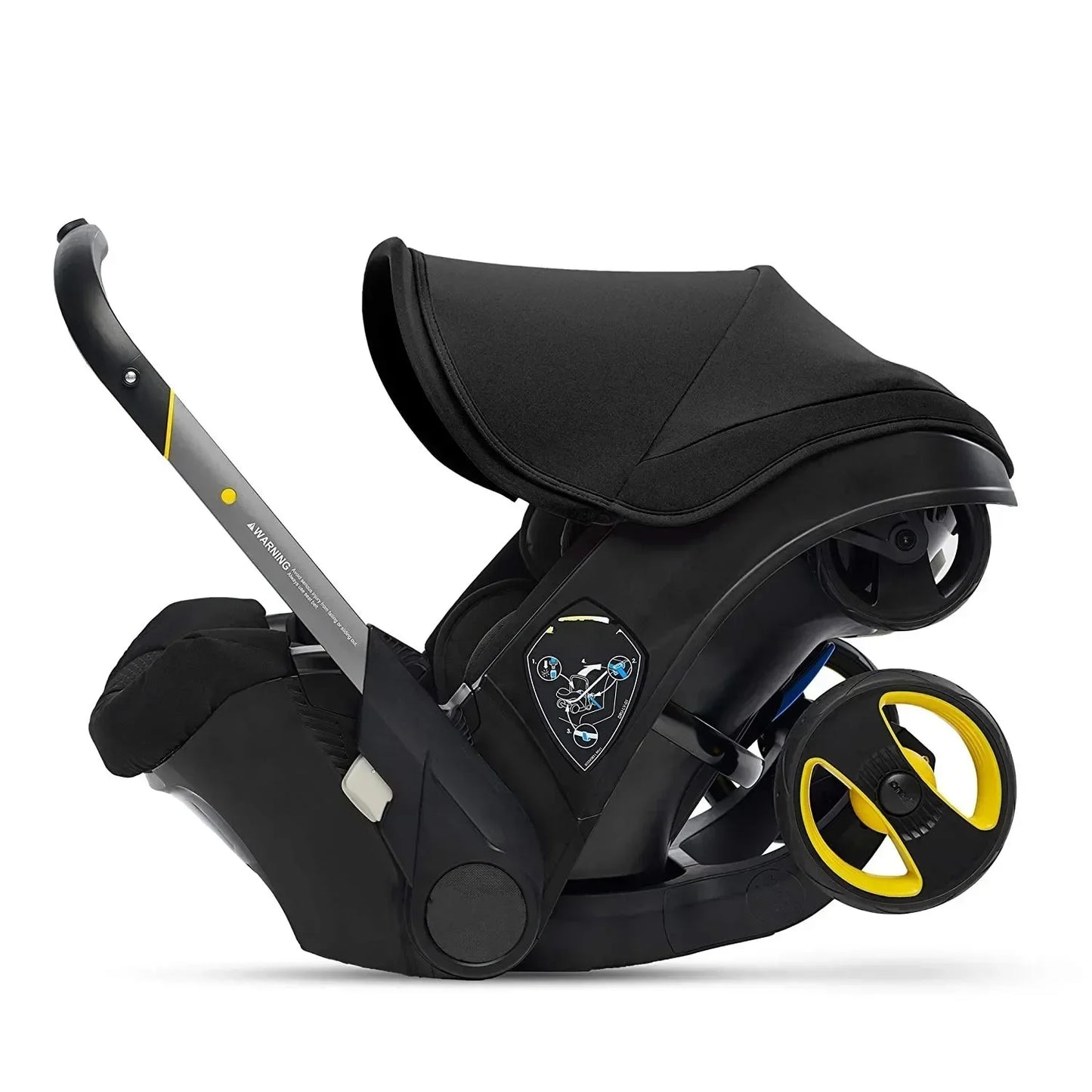 Siège Auto Poussette Bébé Nouveau-Né — Chariot Sécurité Léger Système Voyage 3 en 1