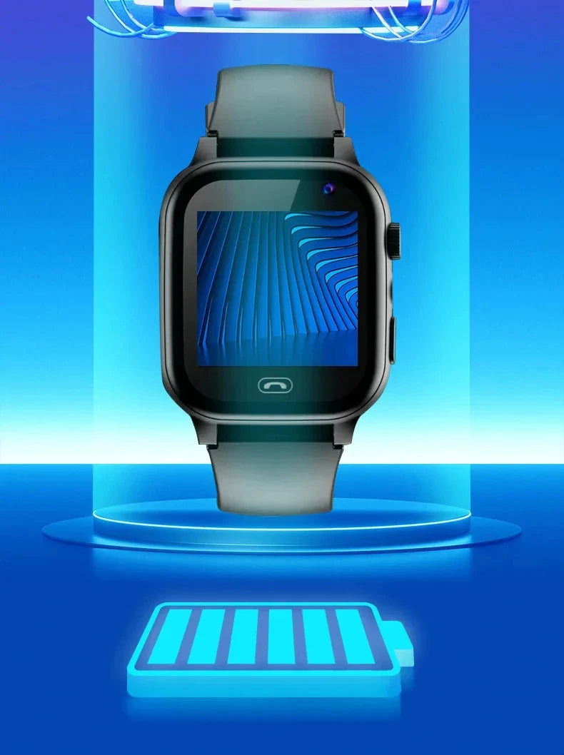Montre connectée enfants 2026 — SOS, GPS, carte SIM, appel, caméra, étanche, cadeau