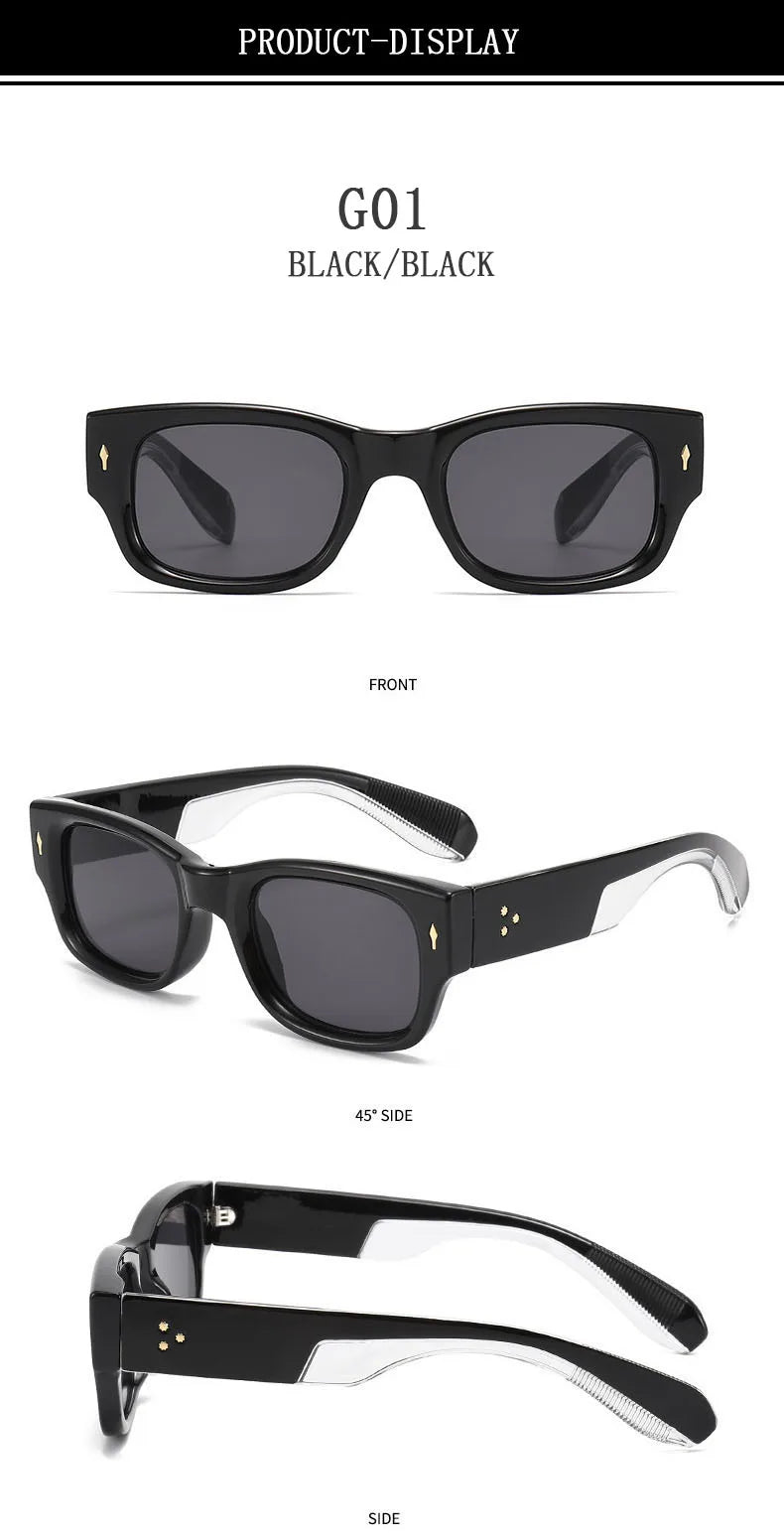 Lunettes de soleil hommes rétro protection solaire — femmes, à la mode, livraison directe, 2025