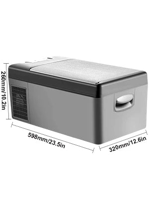 Glacière électrique de voiture 15/20L — compresseur portable, contrôle par application, camping, voyage