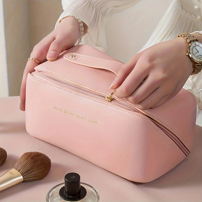 Luxury Makeup Bag for Women, Toiletry Bag, Cosmetic Bag, Powder Storage Box, Travel Zippered Cosmetic Pouch