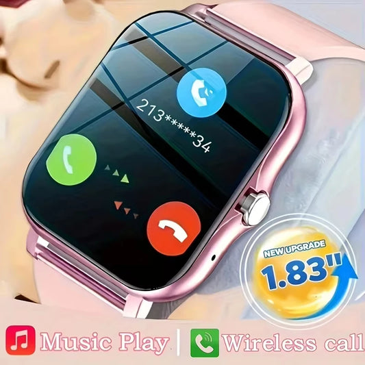 KESHUYOU 2025 New Smart Watch Bluetooth Call Blood Oxygen/Blood Pressure Monitor Smart Watch for Women Men Holiday Gift