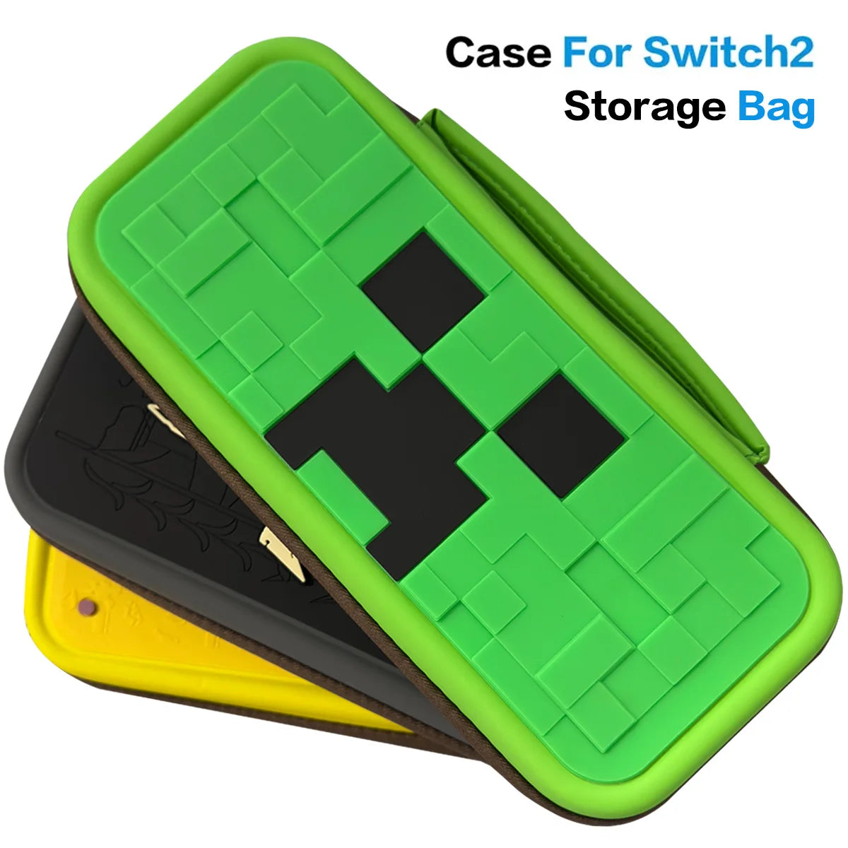 Estuche de transporte rígido portátil para Switch 2, bolsa de almacenamiento, funda protectora a prueba de golpes de PU para accesorios de consola de juegos Switch 2