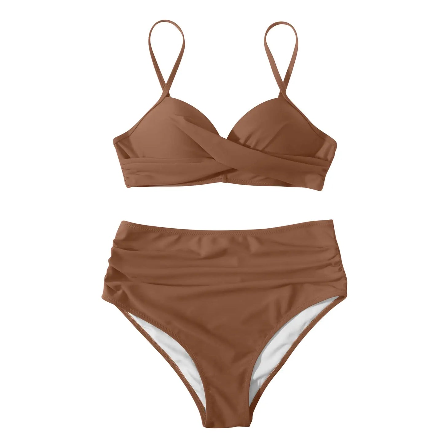 Maillots de bain vintage taille haute 2026 pour femmes, push-up, imprimés, tenues de plage estivales