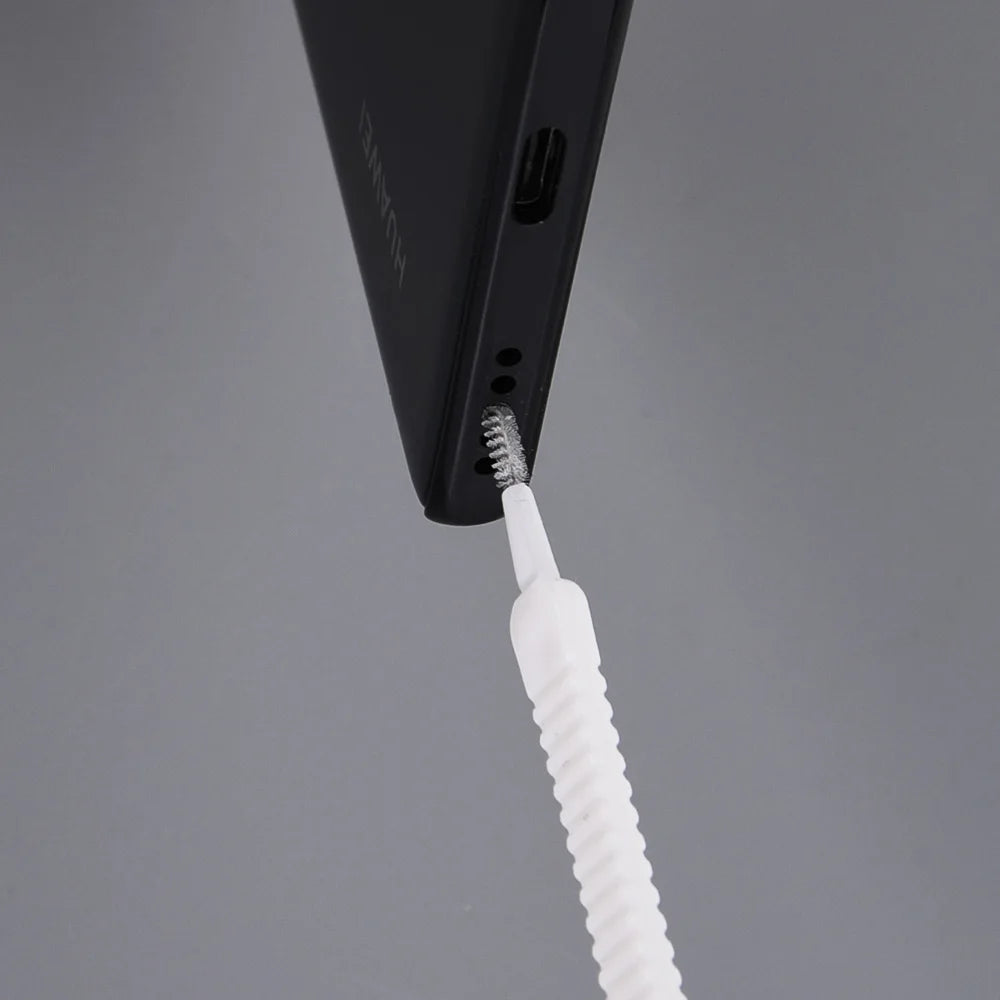 Kit de nettoyage anti-poussière pour port de chargement téléphone — brosse clavier ordinateur