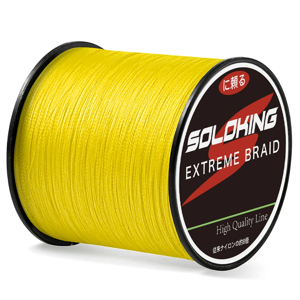 SOLOKING 300M PE tressé ligne de pêche 10LB-80LB Super fort japonais Multifilament mer ligne de pêche carpe truite bar ligne