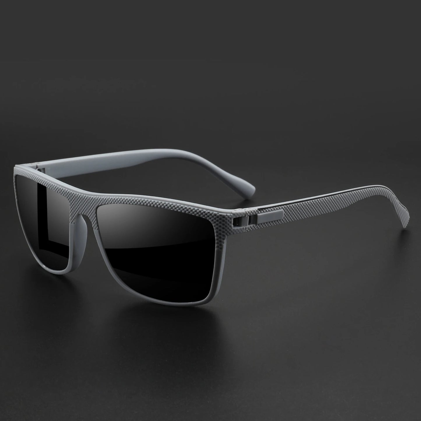 Lunettes de soleil sport extérieur polarisées — courbe, cadre résistant, bouclier, UV400