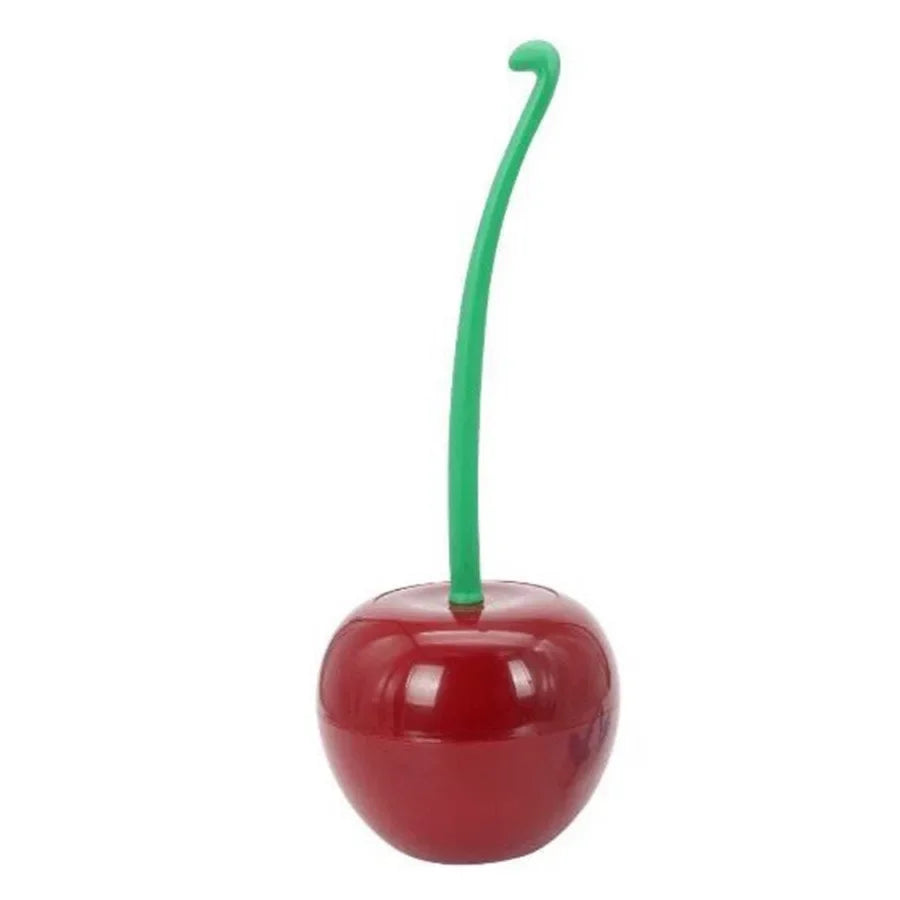 Juego de escobillero rojo, creativo y encantador, sin forma, accesorios de baño, 1 pieza