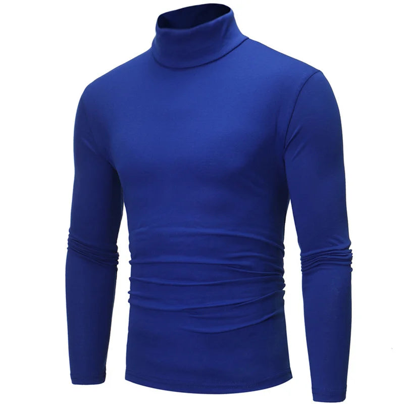Sous-Vêtement Thermique Col Haut Homme — Mince Manches Longues Hiver Automne
