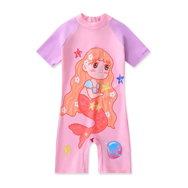 Maillots de bain pour enfants nouveau maillot de bain une pièce pour garçons et filles petits enfants grands enfants Protection solaire ensemble de natation de printemps chaud