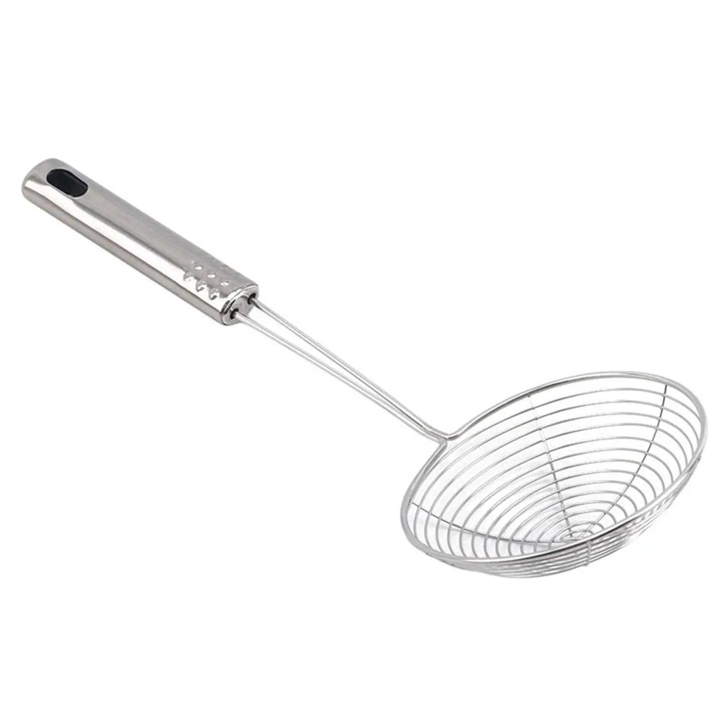 Passoire à frire en acier inoxydable, cuillère à frites, écumoire en treillis métallique, passoire, cuillère à friteuse, tamis, fournitures de cuisine, 1/3/5 pièces