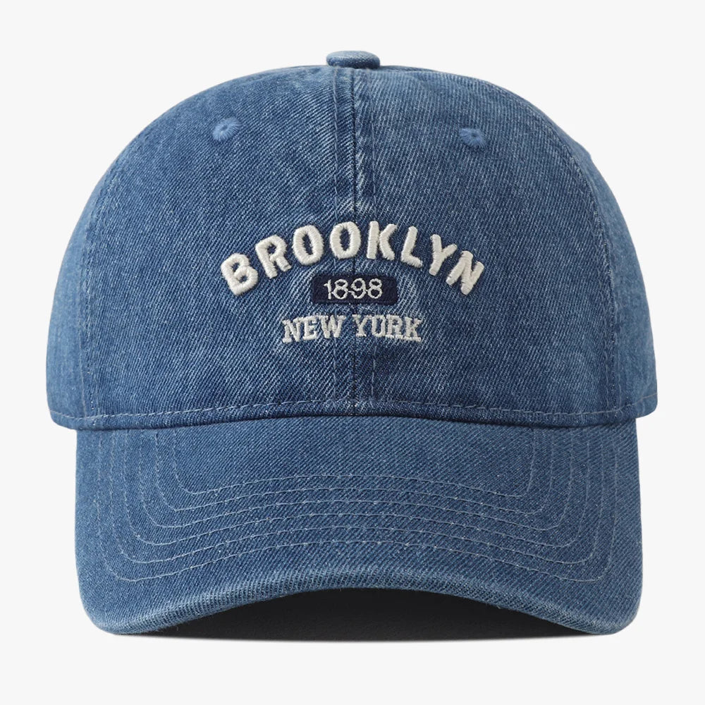 2025 New Vintage Denim Visors Hat Fashion Jean Baseball Cap Unisex Letter Embroidery Hip Hop Snapback Caps Cool Cap