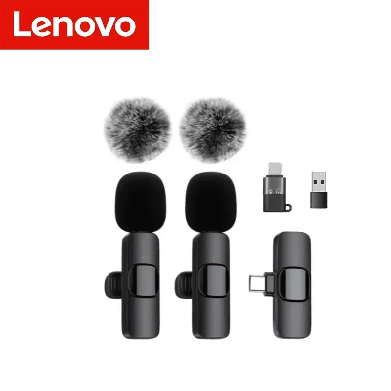 Micro Lavalier Sans Fil Portable — Enregistrement Audio/Vidéo, Streaming, Smartphones
