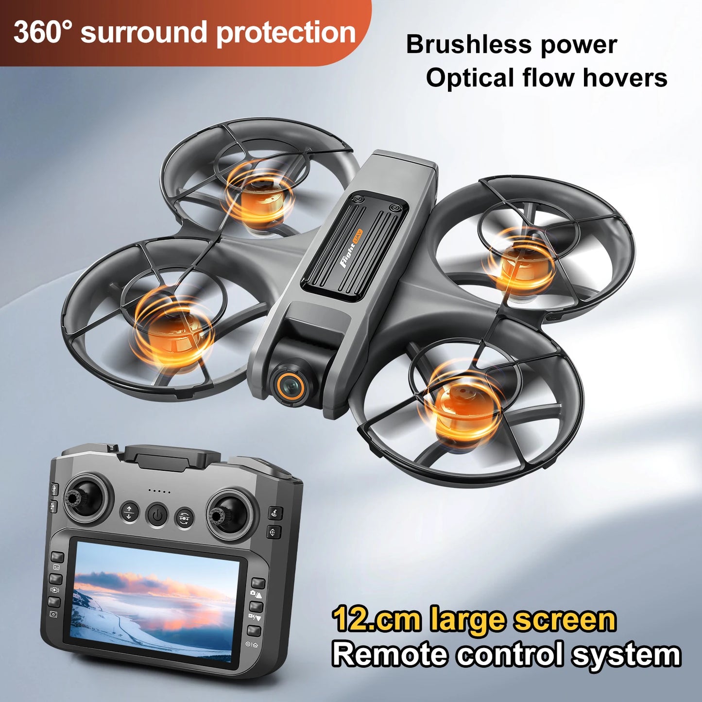 New S156 Quadcopter Drone, 8K Professional Camera Drone, 5G WiFi FPV, 4.5-inch Large Screen, RC Remote Control, Drone VS V66