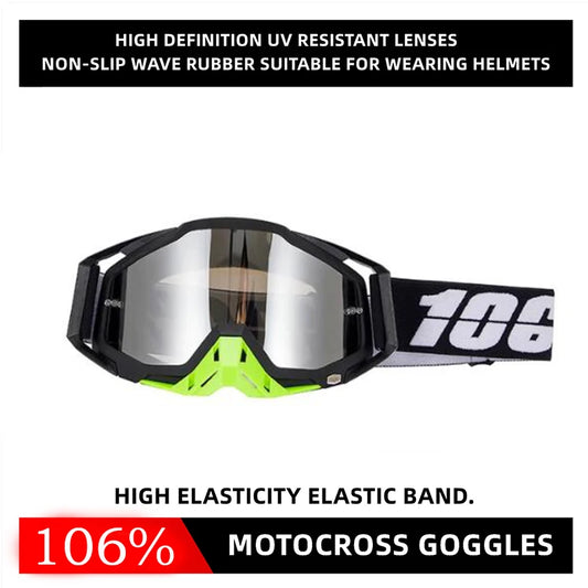 Motocross goggles, windproof and unbreakable glasses for ATV, UTV and off-road sports