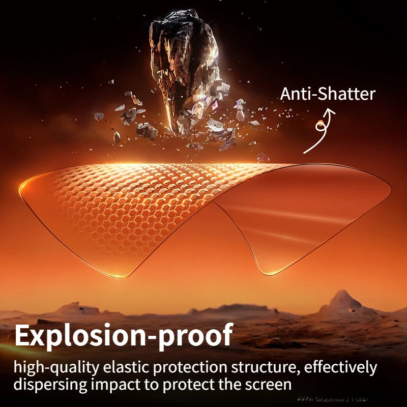 Protecteur d’Écran Film Souple Anti-Empreintes — Compatible Smartphones Android