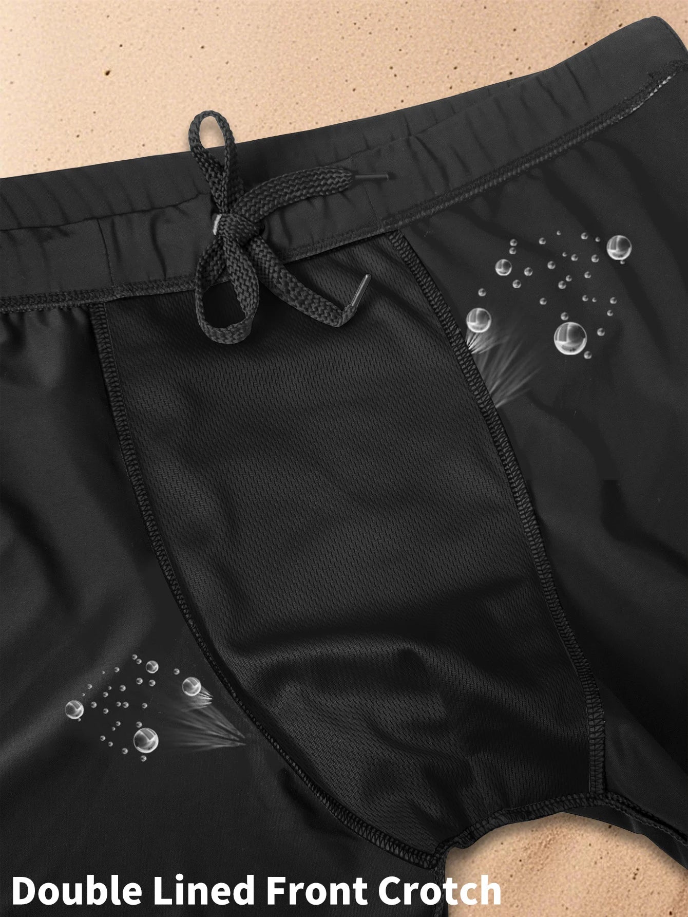 Maillot de bain avec imprimés de mode pour hommes, Boxer de plage à séchage rapide avec cordon de serrage, caleçon de maillot de bain pour garçon
