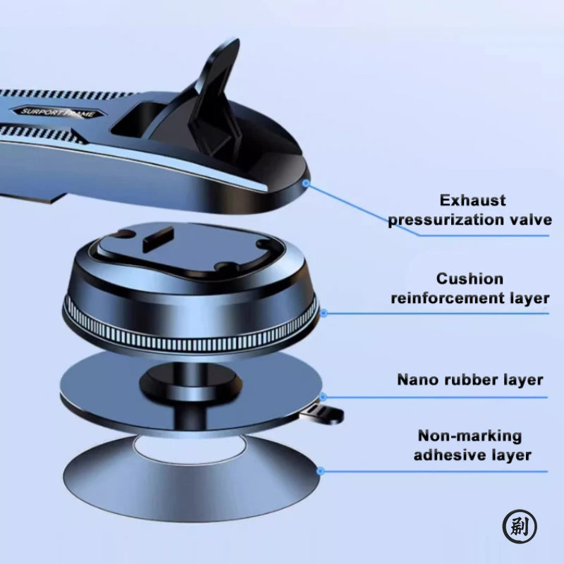 Soporte universal de teléfono para salpicadero de coche, soporte de teléfono móvil para navegación GPS, soporte universal colgante para parabrisas de escritorio