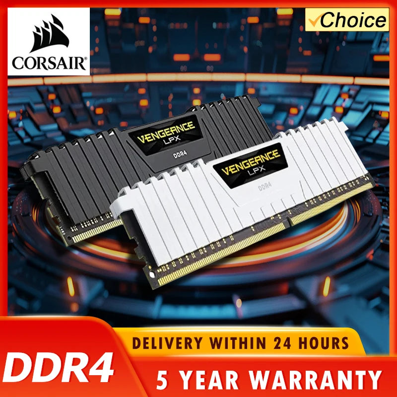 CORSAIR DDR4 RAM mémoire de bureau vengeance 16GB 8GB 3200MHz 3600MHz Dimm Memoria Rams PC4 mémoire de jeu Support carte mère
